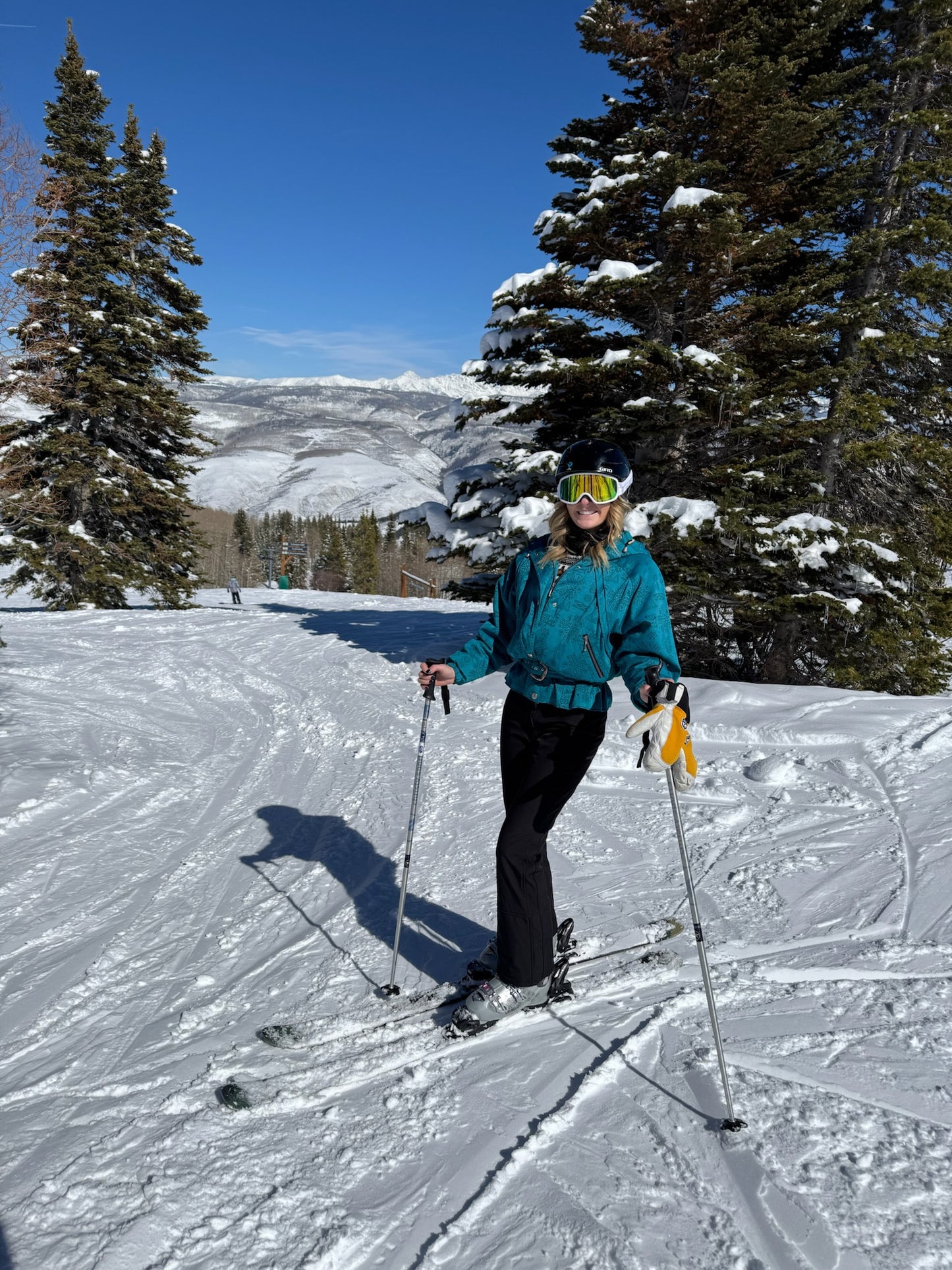 Blue Bird Flare Ski Suit